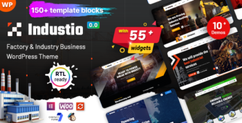 Industio - Industry & Factory WordPress Theme